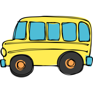 300x300 School Bus Cartoon Drawing Clipartxtras Clipart