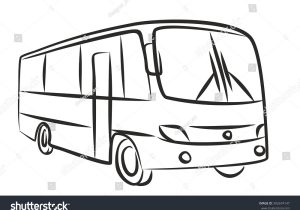 300x210 School Bus Sketch Simple How To Draw Van For Kids Learn Drawing