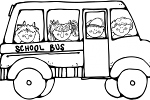 300x200 Bus Driver Clipart Black And White Clipart Portal