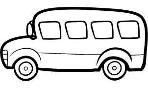 302x181 Draw A Bus For Kids, Step