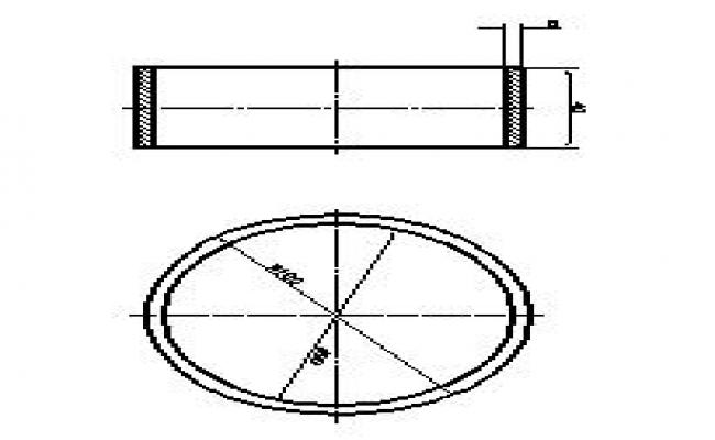 650x400 Brass Bush Drawing