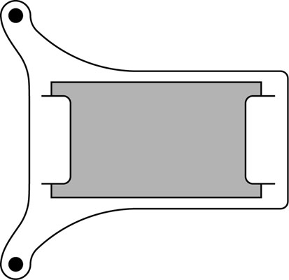 413x400 Business Card Holder Ring Binder Accessory