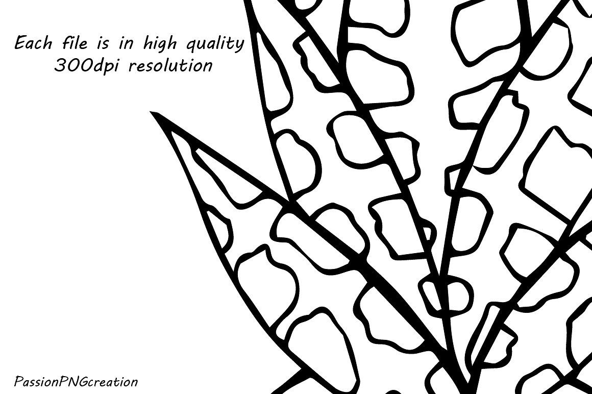 1160x772 Doodle Potted Plants Clipart