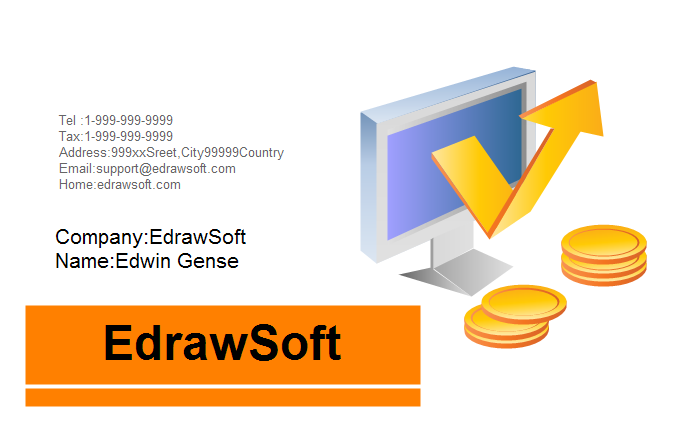 680x440 Finance Business Card Templates