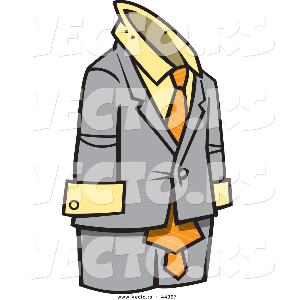 1024x1044 Vector Of A Empty Male Business Suit