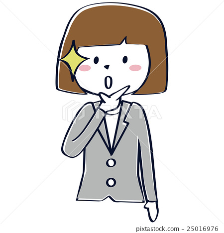450x468 Cute Business Woman Drawing