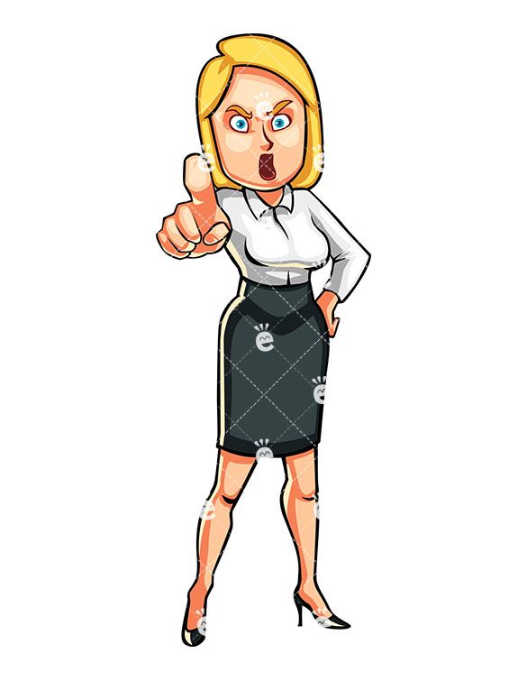 585x755 pissed business woman pointing straight at someone caucasian