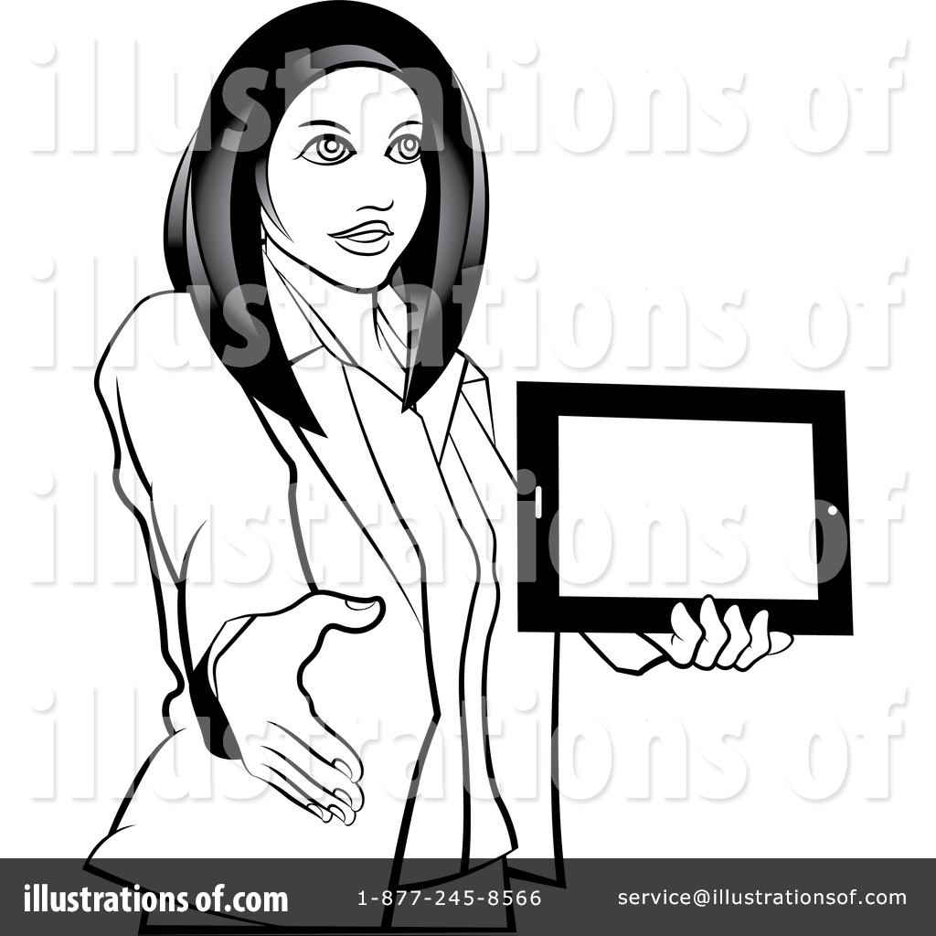 1024x1024 Business Woman Clipart