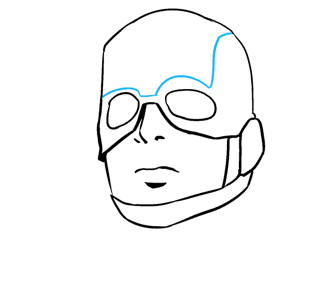 678x600 collection of free bust drawing captain america download on ui ex