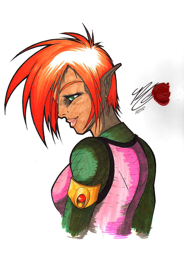 634x900 kinsei bust drawing