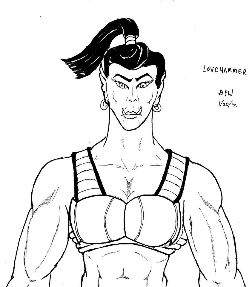 834x959 lovehammer bust drawing