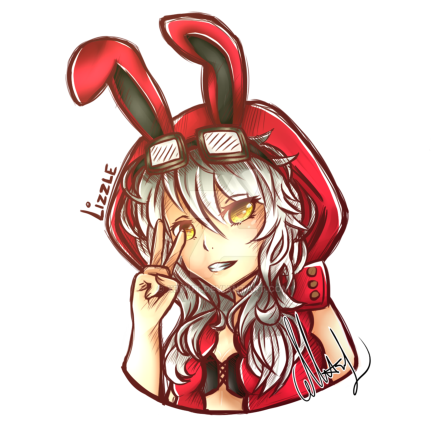 894x894 bust drawing lizzle