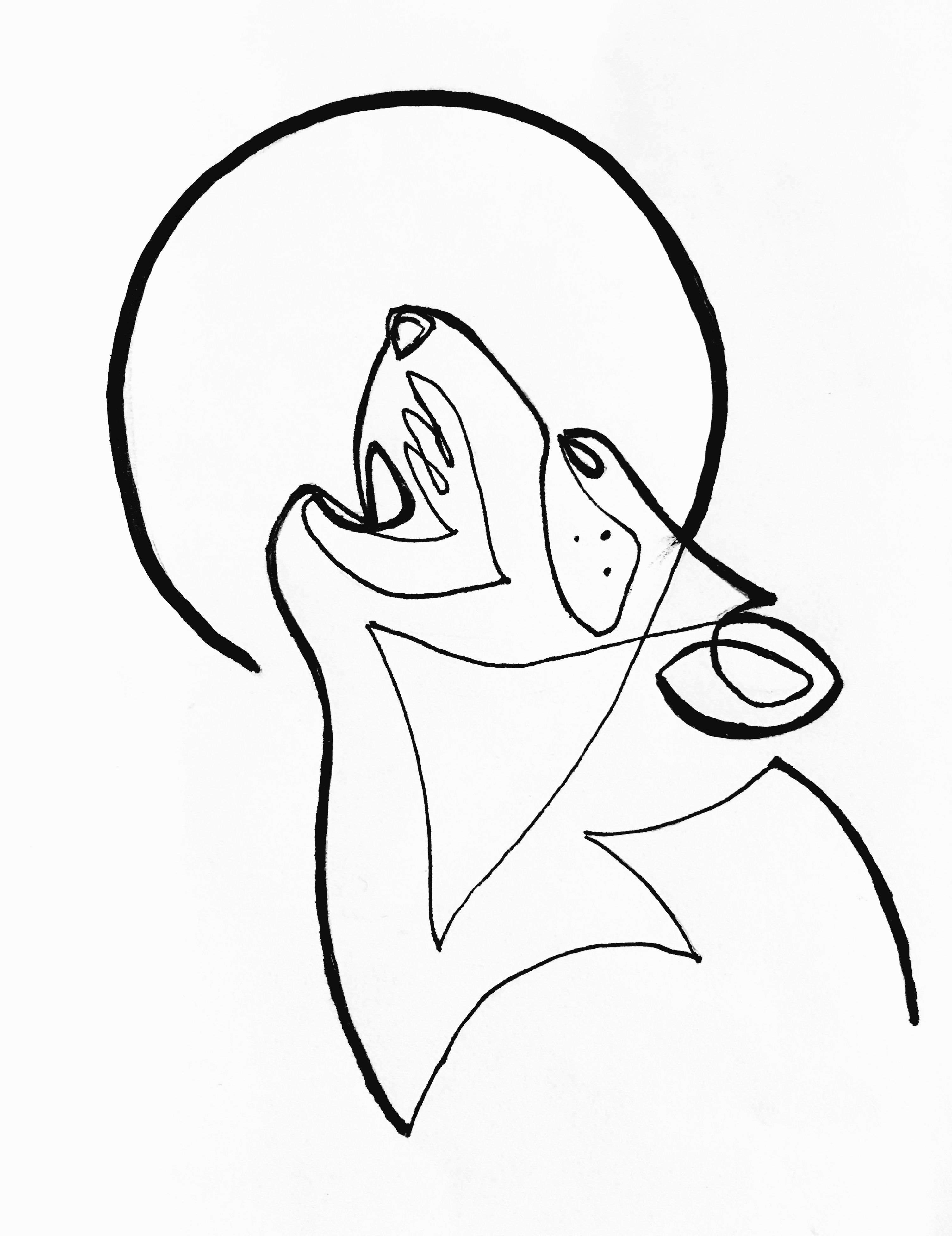 3009x3905 string drawing butcher for free download