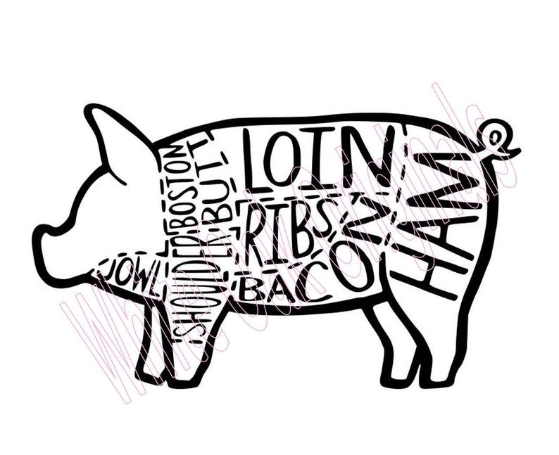 794x647 pork butcher chart etsy