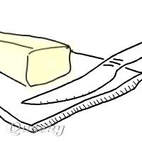 200x200 butter knife a still life speedpaint drawing