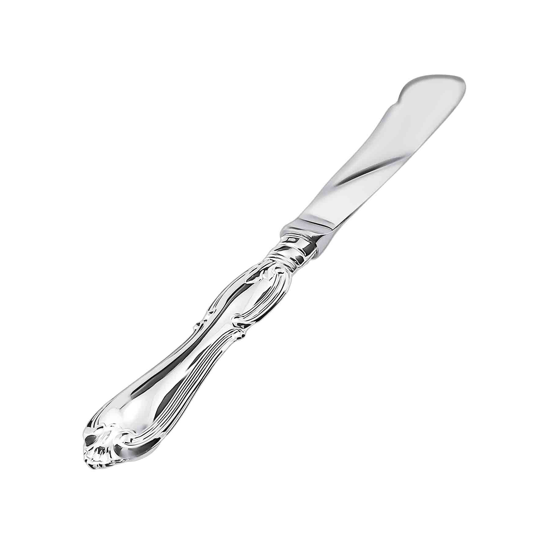 1760x1760 Stolovaia Posuda Iz Serebra Silver Butter Knife Golden Flamingo