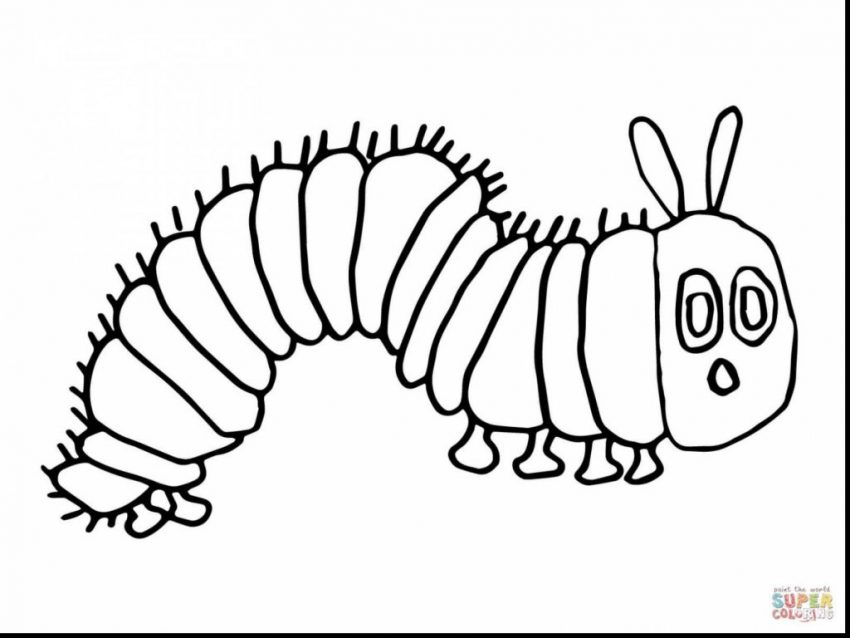 850x638 Coloring Pages Very Hungryaterpillar Pagesee Printablescaterpillar
