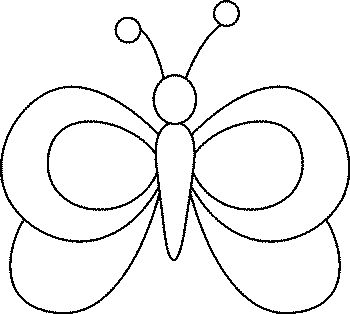 350x314 How To Draw Butterflies For Kids