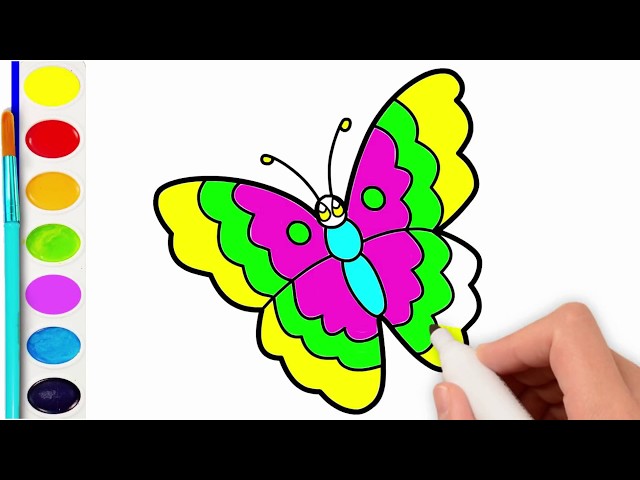 Butterfly Drawing For Children | Free download on ClipArtMag