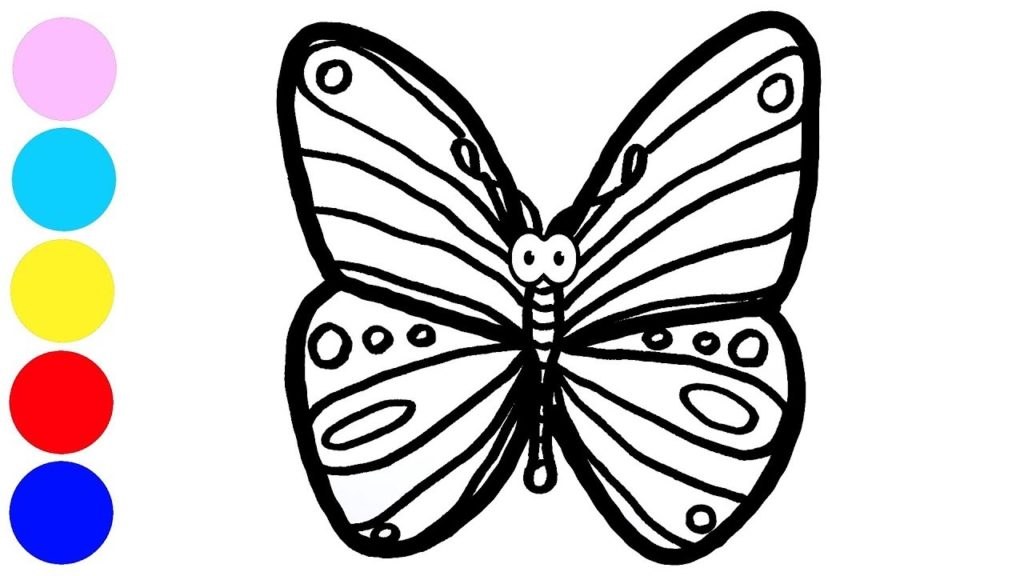 Butterfly Drawing For Children | Free download on ClipArtMag