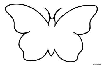 350x226 Black And White Butterfly Outline Butterfly Black White