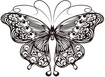422x313 Photo To Outline Drawing Free Butterfly Outline Drawing Picture