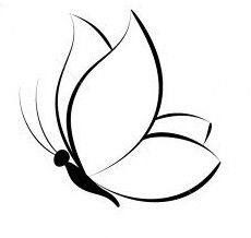 230x218 Butterfly Drawing Easy How To Draw A Coloring