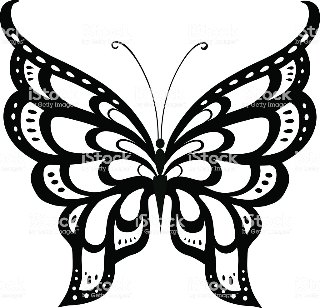 1024x986 Collection Of 'silhouette Butterfly Tattoo' Download More Than