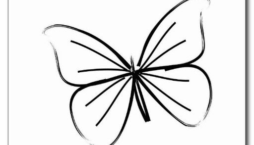 512x293 Awesome Butterfly Tattoo Easy Drawing About Trending Tattoo