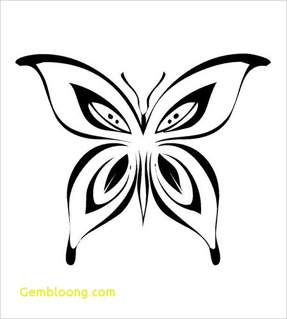 585x650 Butterfly Template