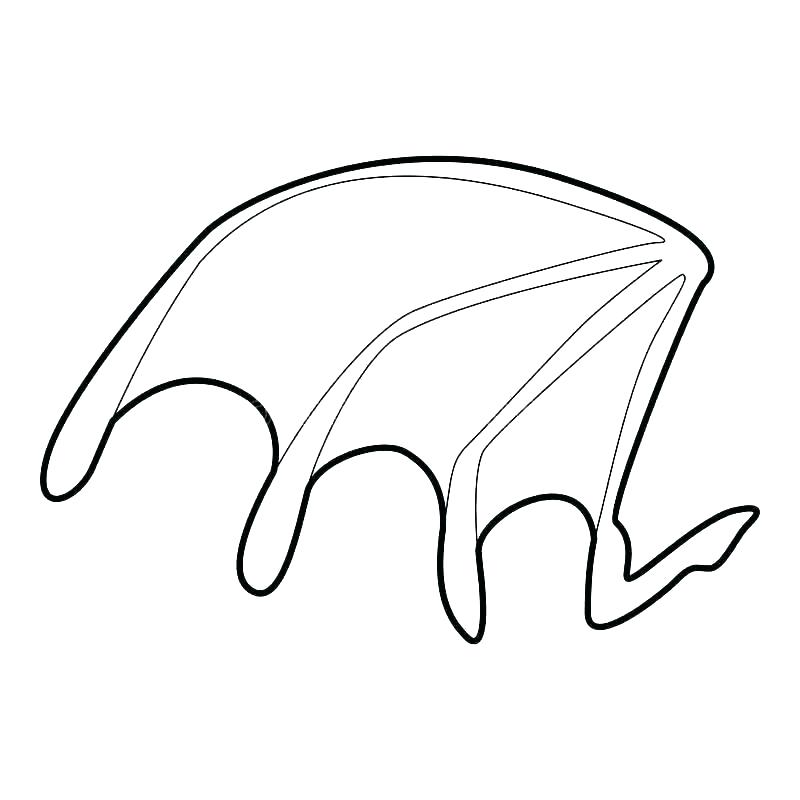 800x800 Printable Angel Wings Pattern Butterfly Wing Template Vector Clip