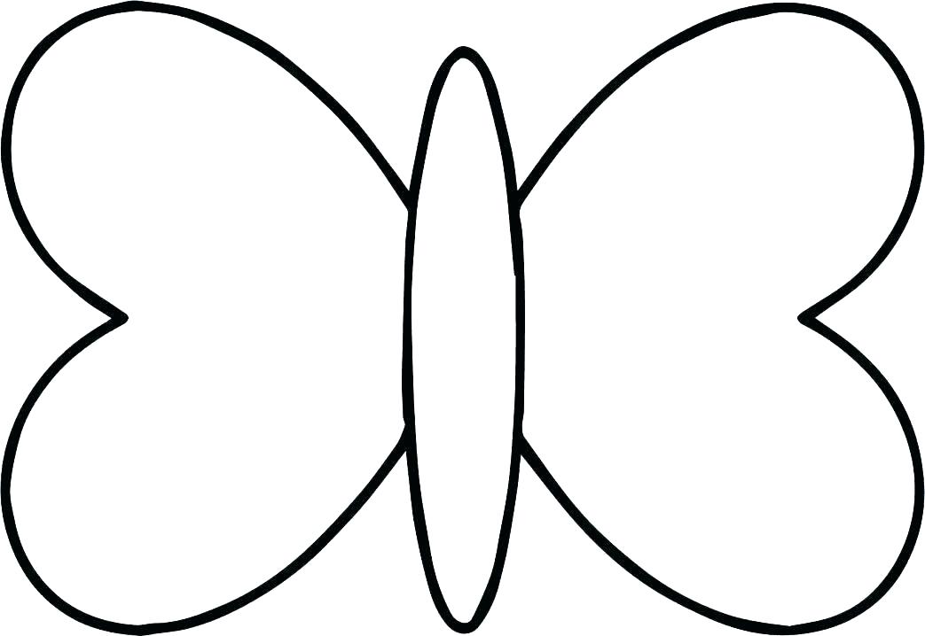 1043x718 Easy Butterfly Template