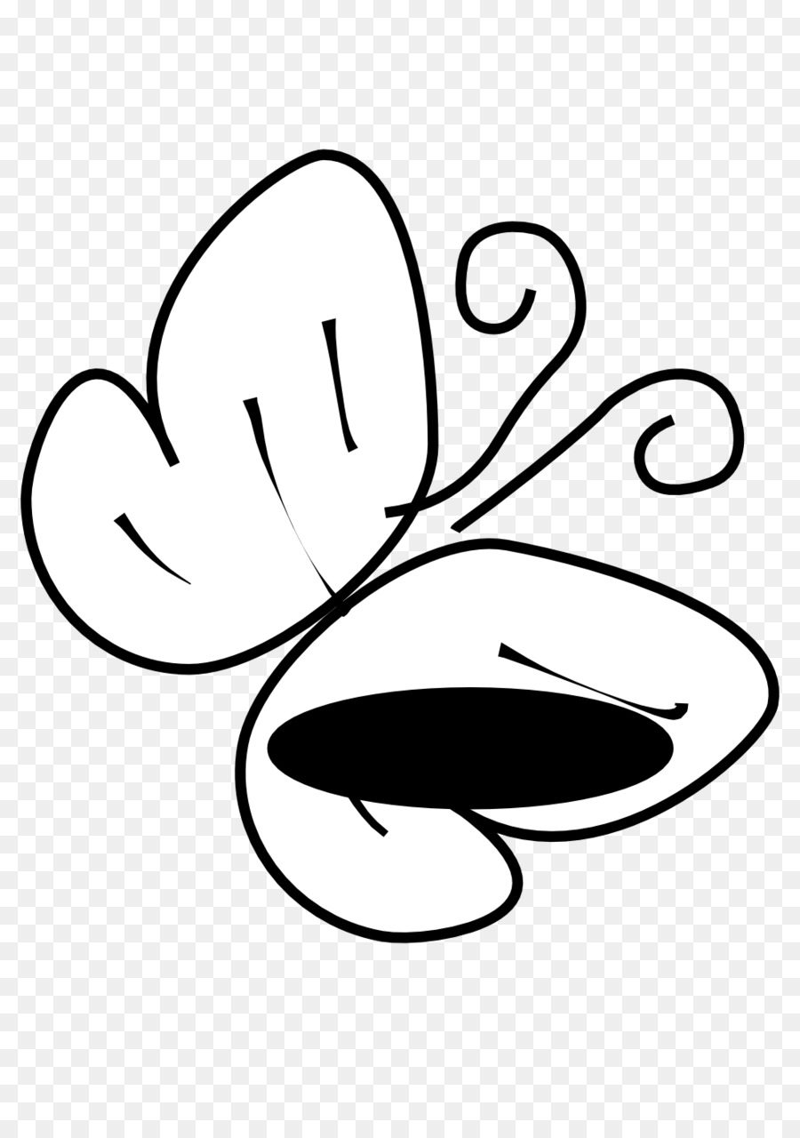 900x1280 Butterfly, Drawing, Flower, Transparent Png Image Clipart Free