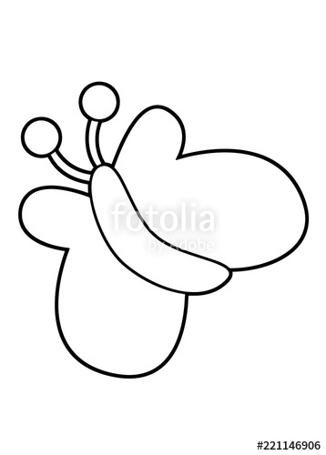 358x500 Cartoon Butterfly