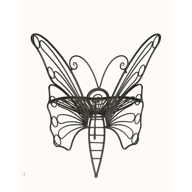 800x800 Hi Line Gift Ltd Butterfly Metal Garden Chair Reviews Wayfair