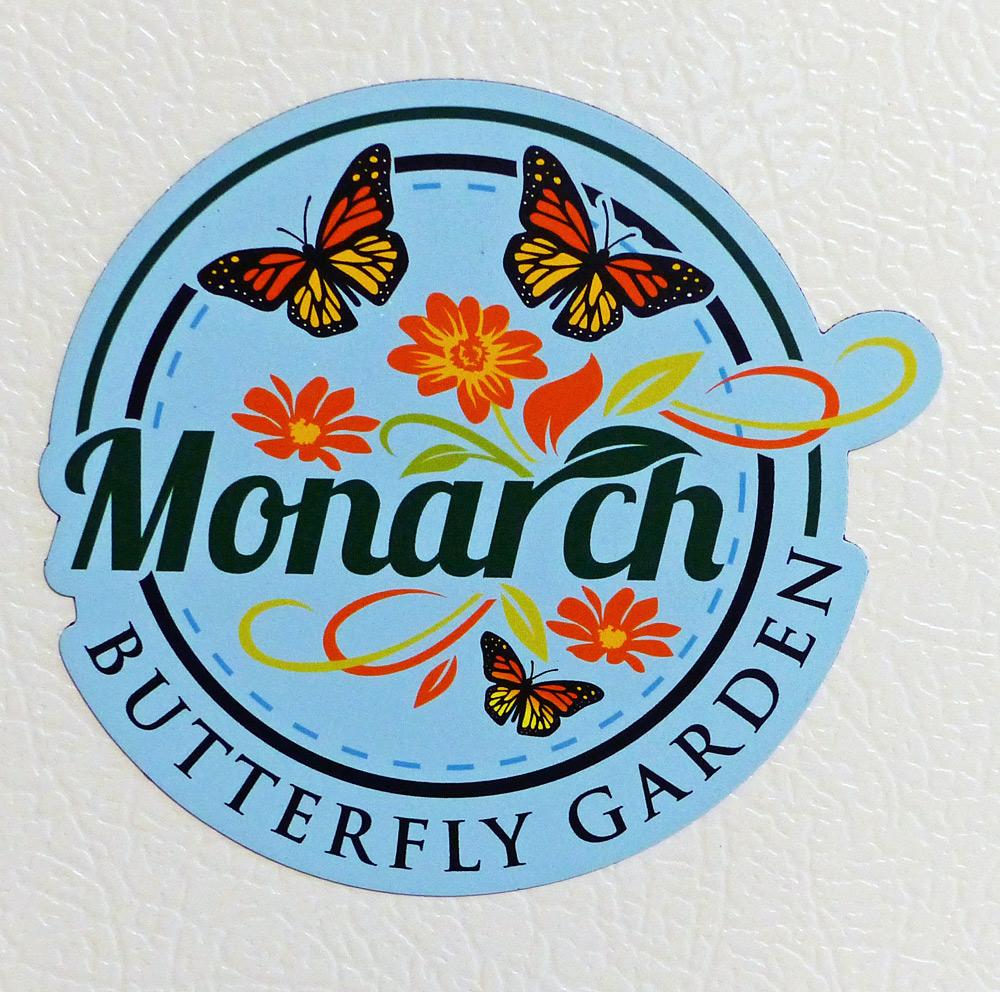 1000x992 Monarch Butterfly Garden Refrigerator Magnet