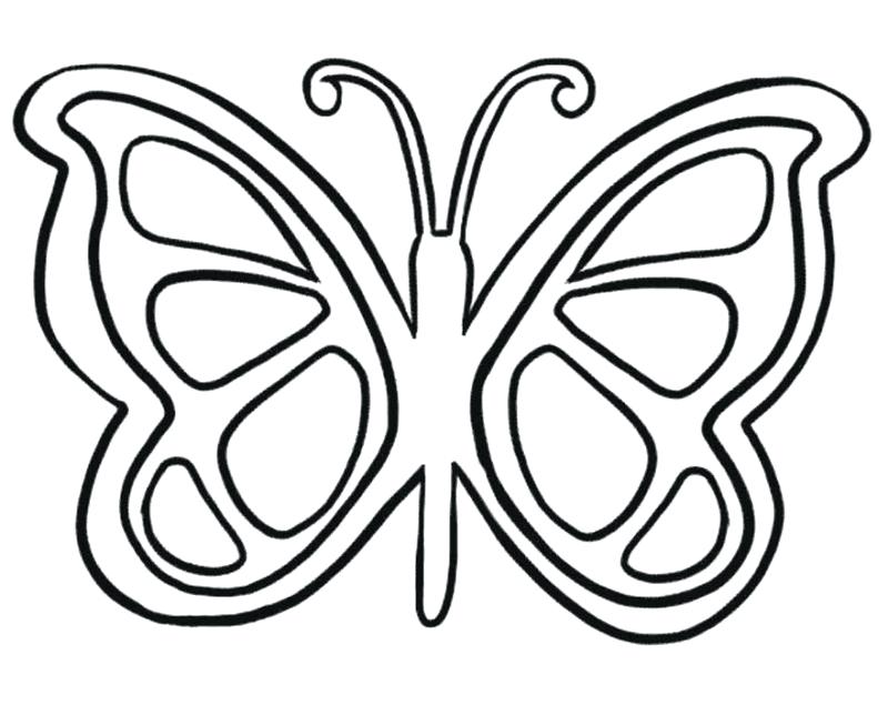 800x635 Butterfly Coloring Pages Printable Butterfly Color Pages Amazing