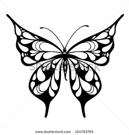 450x470 Butterfly Line Drawing Stock Images Similar