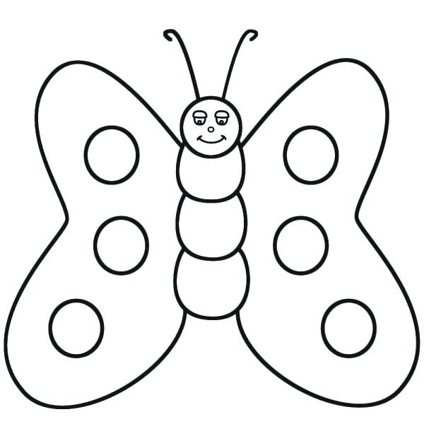600x600 Printable Pictures Of Butterflies To Color