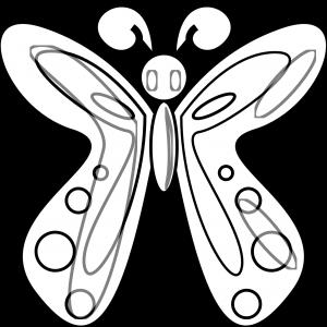 300x300 book clipart black and white butterfly line art inkscape adobe