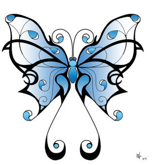 300x325 Butterfly Tattoo Designs Picture