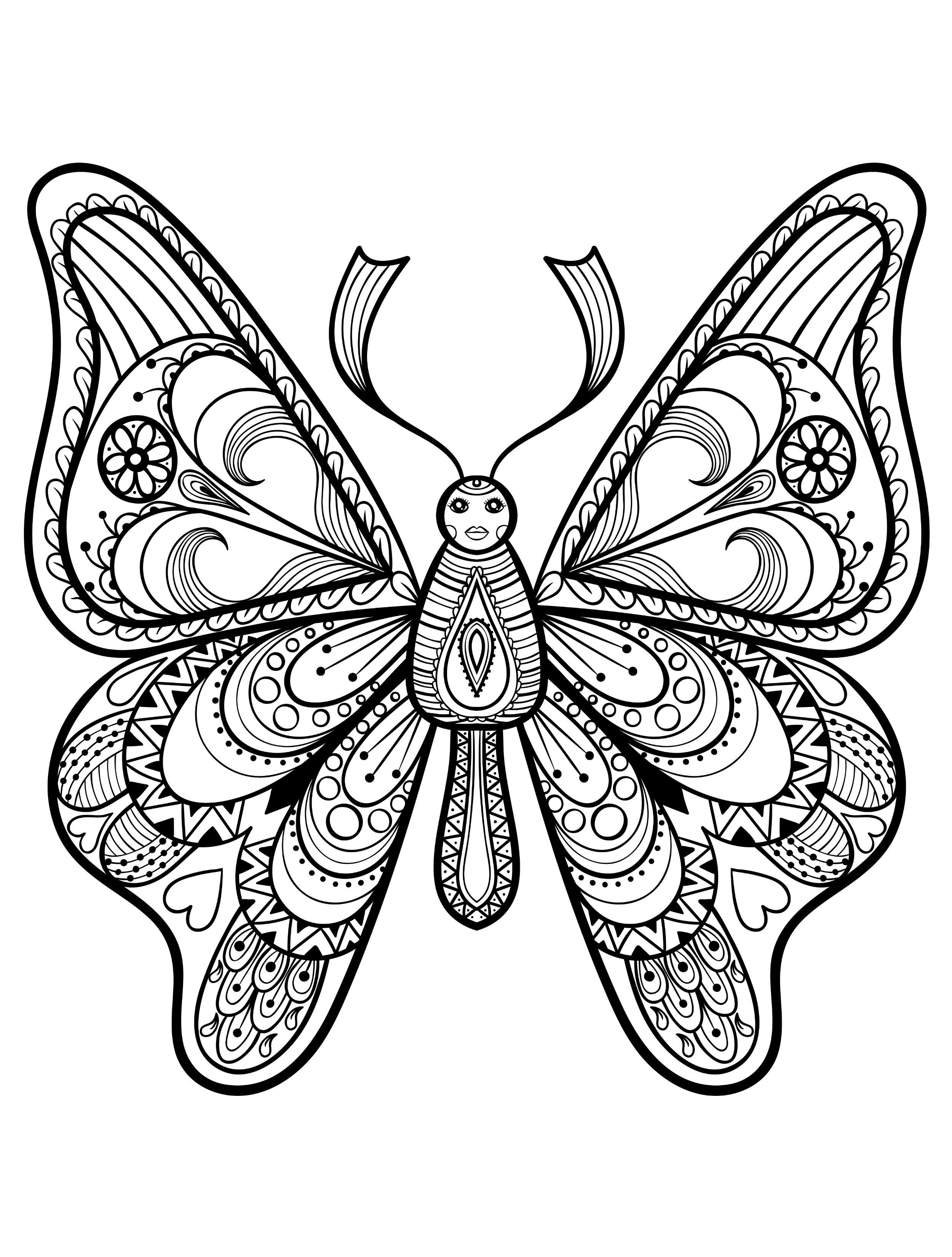 2500x3300 Butterfly Coloring Pages Crafts
