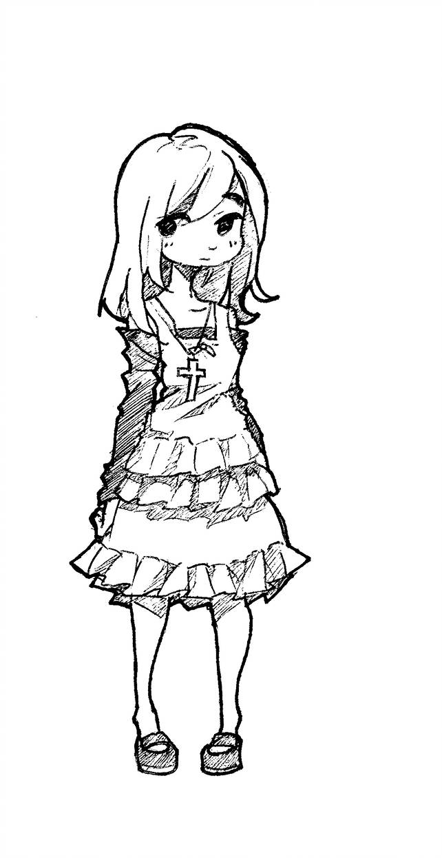 642x1245 Girl Drawing