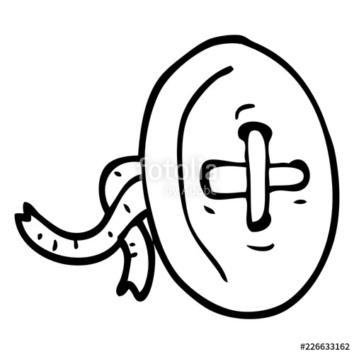 500x500 Line Drawing Cartoon Old Button Stock Image And Royalty Free