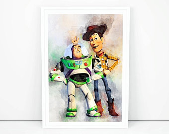 340x270 Toy Story Wall Art Etsy