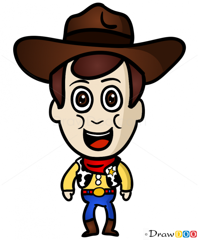 665x801 how to draw sheriff woody, chibi drawdoo sheriff woody, chibi