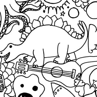 336x336 Buzz Lightyear And Woody Coloring Pages Tags Campfire Drawing