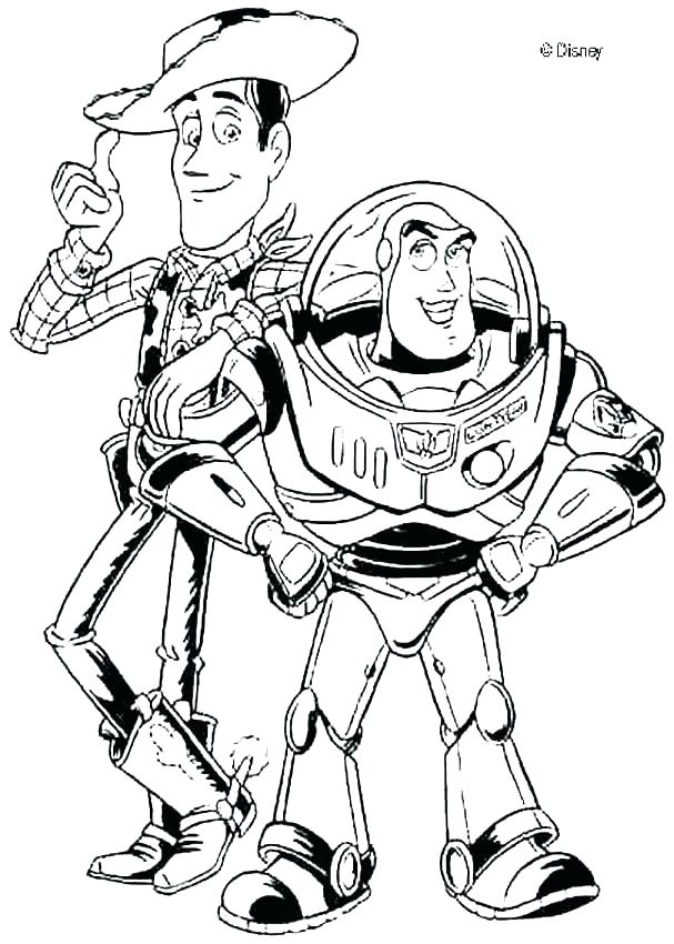 607x850 Coloring Pages Buzz Lightyear Coloring Pages Free Book