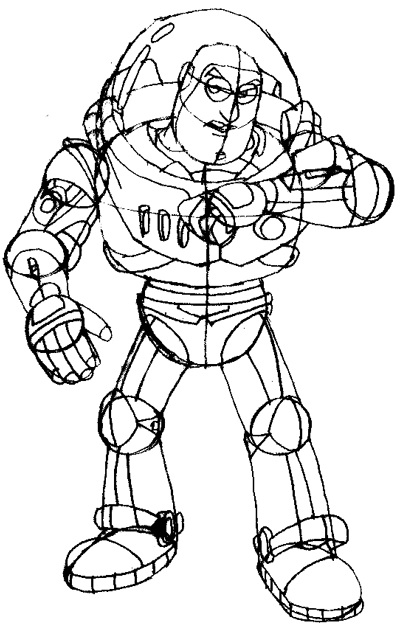 400x627 How To Draw Buzz Lightyear From Toy Story And With Easy