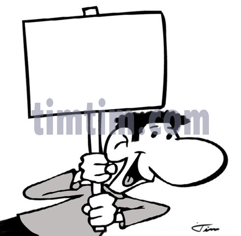 489x480 free drawing of happy protester bw from the category people